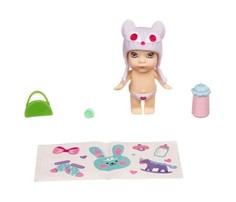Куклы и одежда для кукол Bondibon Игровой набор OLY Кукла в шаре шапочке-ушанке с животным и аксессуарами ВВ3891