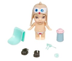 Куклы и одежда для кукол Bondibon Игровой набор OLY Кукла в бутылочке шапочке-ушанке с животным и аксессуарами ВВ3857