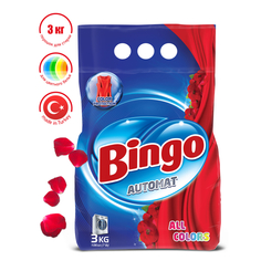Бытовая химия Bingo Стиральный порошок Автомат All Colors 3 кг