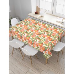 Товары для праздника JoyArty Скатерть на кухонный стол Сочные мандарины 145x120 см