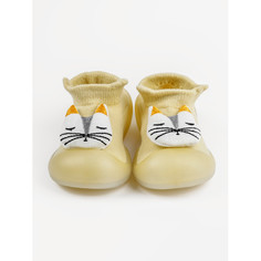 Домашняя обувь AmaroBaby Ботиночки-носочки First Step Cat с дышащей подошвой