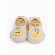 Домашняя обувь AmaroBaby Ботиночки-носочки First Step Pineapple с дышащей подошвой