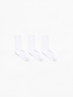 Набор из 3 пар носков для женщин (белый, 25-27) Sela