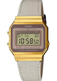 Японские наручные мужские часы Casio A700WEGL-7AEF. Коллекция Vintage