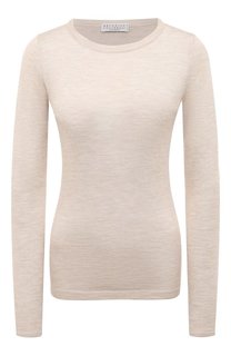 Пуловер из кашемира и шелка Brunello Cucinelli