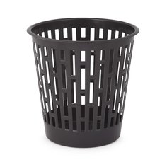 Контейнер для мусора пластик, 9 л, круглый, черный, Альтернатива, Эконом, М8217 Alternativa