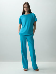 Брюки прямого кроя на завязках Charuel