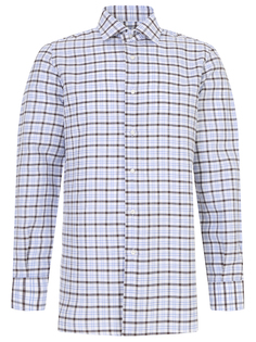 Рубашка Regular Fit хлопковая в клетку Stile Latino