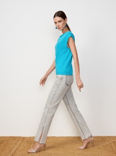 Джинсы прямые серые (50) Elis