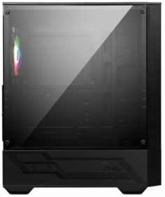 Корпус ATX MSI MAG FORGE 111R черный/без БП/боковая панель из закаленного стекла/2*USB 3.2/audio