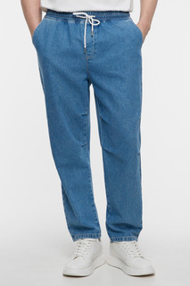 брюки-джоггеры джинсовые с завязками на поясе Befree