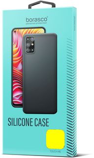 Чехол BoraSCO Silicone Case матовый для Realme C30/ C30s желтый