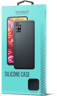 Чехол BoraSCO Silicone Case матовый для Samsung Galaxy S23 Ultra черный