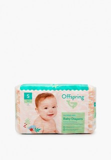 Подгузники Offspring Апельсины S (3-6 кг) 48 шт.