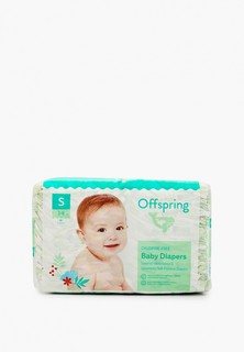 Подгузники Offspring Киви S (3-6 кг) 48 шт.