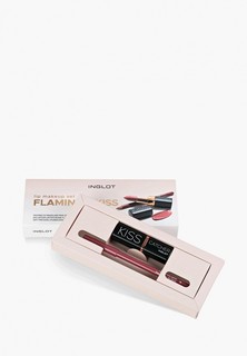 Набор для макияжа губ Inglot Lip makeup set flamingo kiss (Kiss catcher 903 + Soft precision lipliner 74) 4,5 г + 1,13 г