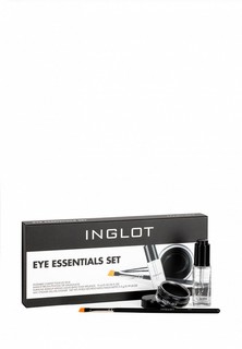 Набор для макияжа глаз Inglot Eye makeup set essentials (AMC eyeliner gel 77, Duraline, Makeup brush 31T) 5,5 г + 9 мл