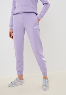 Брюки спортивные PUMA ESS+ LOGO POWER Pants TR Vivid Violet