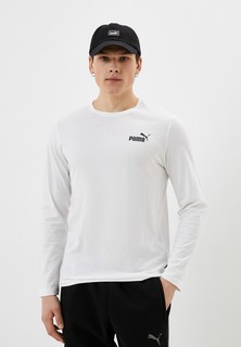 Лонгслив PUMA ESS Small Logo Longsleeve Tee Puma White