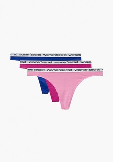 Трусы 3 шт. womensecret Women'secret THONG