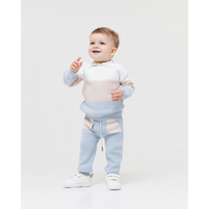 Комплекты детской одежды Leoking Костюм для мальчика полосатая кофта со штанишками из 100% хлопка 8362