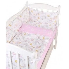 Бортики в кроватку Бортик в кроватку AmaroBaby на молнии Мышата в облаках (4 подушки)