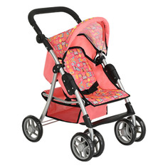 Коляски для кукол Коляска для куклы Pituso прогулка Owlets двойные колеса 61x51.5x37.5 см