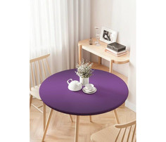Товары для праздника JoyArty Скатерть на кухонный стол Фиолетовый блеск круглая на резинке от 75 до 100 см