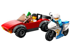 Конструктор Lego City Погоня на полицейском мотоцикле (59 деталей)