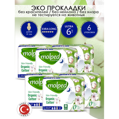 Molped Гигиенические прокладки ночные Pure&Soft Night 6 шт. 6 упаковок