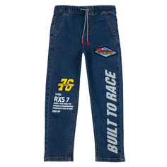 Брюки и джинсы Playtoday Брюки текстильные джинсовые для мальчиков Racing club kids boys 12312042