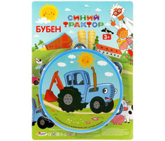 Музыкальные инструменты Музыкальный инструмент Играем вместе Бубен Синий трактор