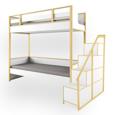 Кровати для подростков Подростковая кровать 38 Попугаев двухъярусная с лестницей 190x80