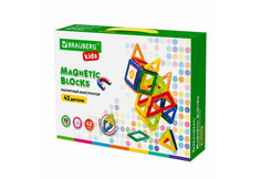 Конструкторы Конструктор Brauberg магнитный Big Magnetic Blocks-42 (42 детали)