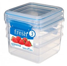 Контейнеры для еды Sistema Набор контейнеров 1.2 л 3 шт. 921630