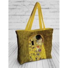 Сумки для мамы JoyArty Текстильная женская сумка на молнии Густав Климт Поцелуй
