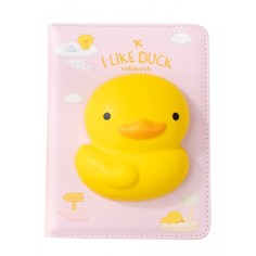 Блокноты Mihi Mihi Блокнот со сквишем Уточка I Like Duck А5
