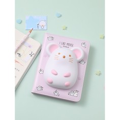 Блокноты Mihi Mihi Блокнот со сквишем Мышка I Like Mouse А5