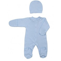 Комплекты детской одежды Клякса Комплект для недоношенных и маловесных детей (комбинезон, шапочка) А-02