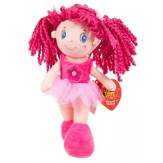 Куклы и одежда для кукол ABtoys Кукла с розовыми волосами в розовой пачке 20 см