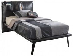 Кровати для подростков Подростковая кровать Cilek Dark Metal мягкое изголовье 200х100