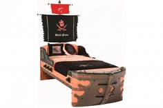 Кровати для подростков Подростковая кровать Cilek корабль Black Pirate