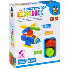 Конструкторы Конструктор Bondibon Ежик Вертолет (38 деталей)
