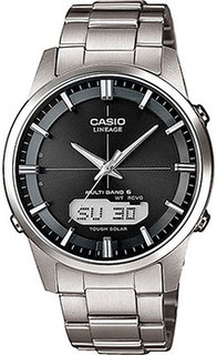 Японские наручные мужские часы Casio LCW-M170TD-1AER. Коллекция Wave Ceptor