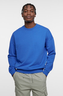 Свитшот oversize хлопковый однотонный Befree