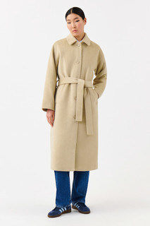 пальто женское Пальто длинное однобортное с поясом Befree