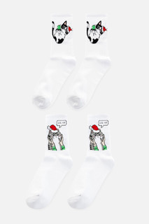 набор носков для женщин Набор носков с новогодним принтом (2 пары) Befree
