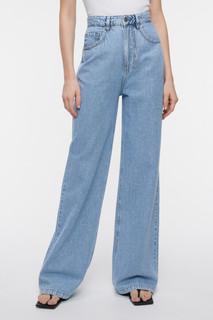брюки джинсовые женские Джинсы-трубы wide leg широкие с высокой посадкой Befree