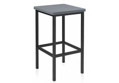 Барный стул Лофт темно-серый / черный матовый Bravo