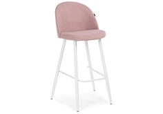 Барный стул Сондре пыльно-розовый / белый Bravo